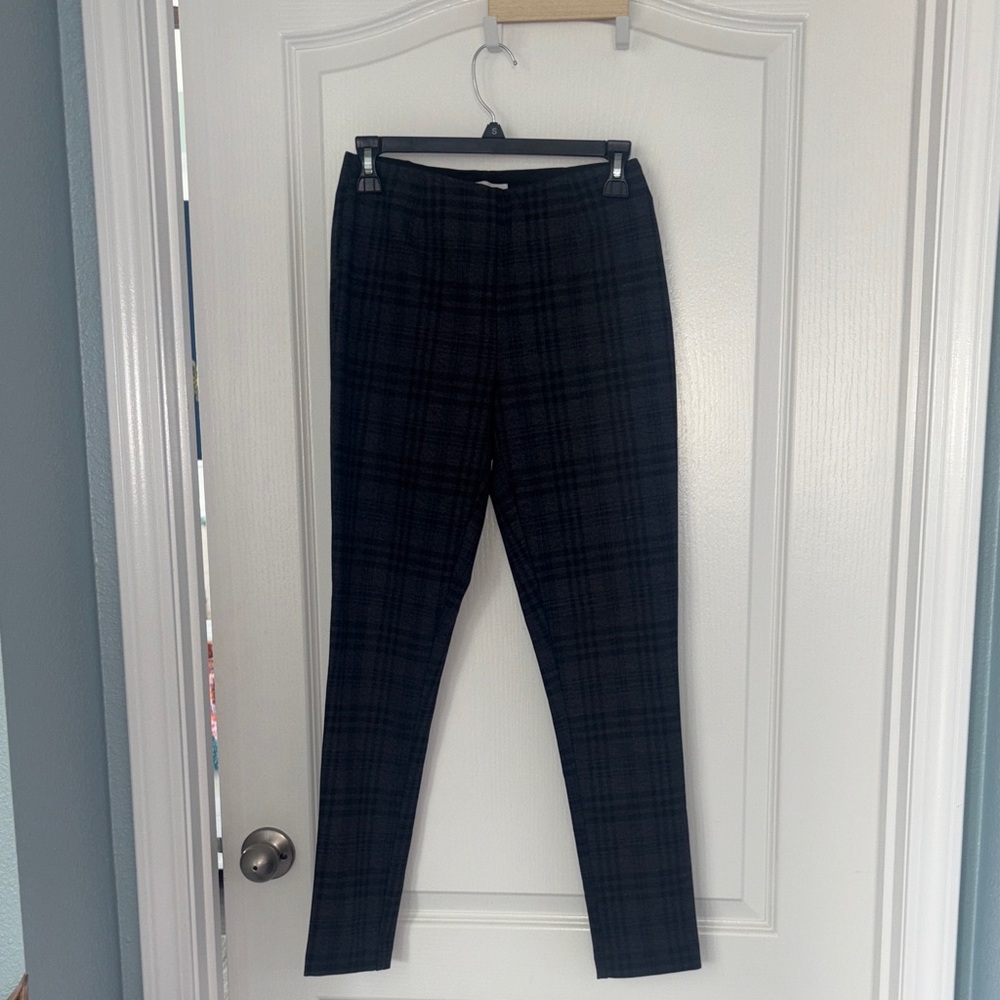 Calvin Klein Stretchy Plaid Slacks